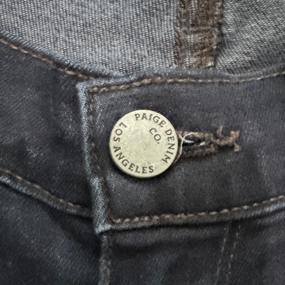 PAIGE Verdungo Ultra Skinny Dark Blue Jeans - Picture 3 of 10